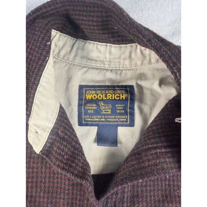 Woolrich Flannel Houndstooth Shirt - XL