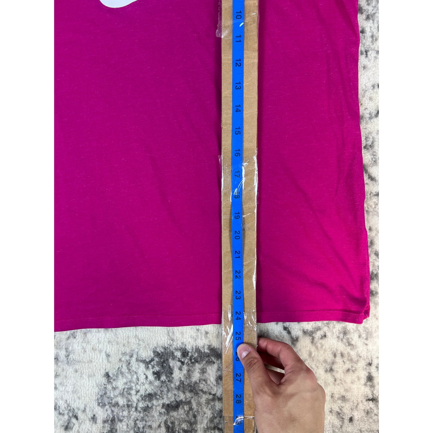 Purple Nike Center Swoosh Graphic Tee - M