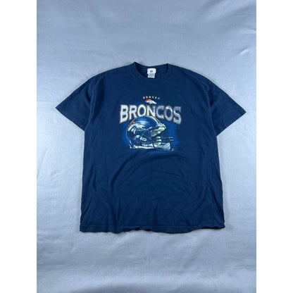 Vintage Denver Broncos Helmet Shirt - XL