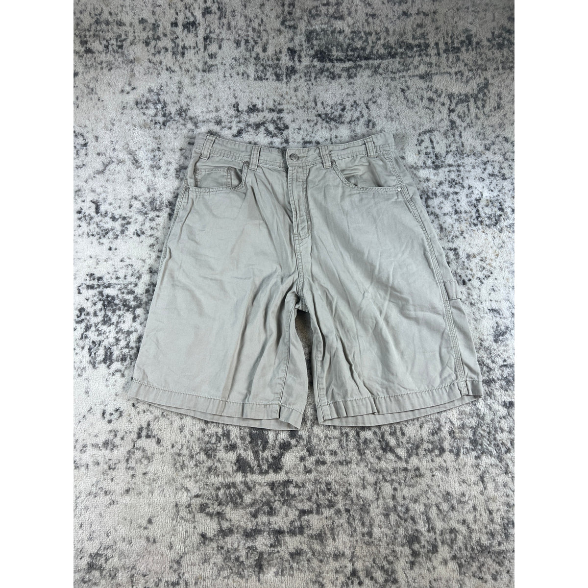 Vintage Faded Glory Tan Cargo Shorts - 34