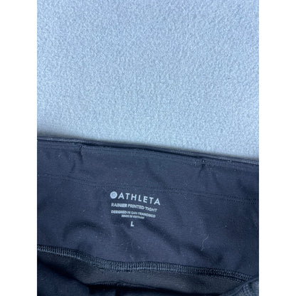 Athleta Rainier Printed Tight Reflective Leggings - L