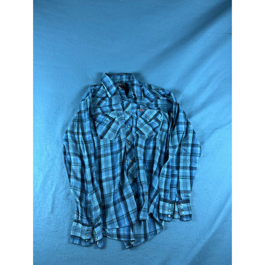 Vintage Ely Plains Pearl Snap Western Shirt - L