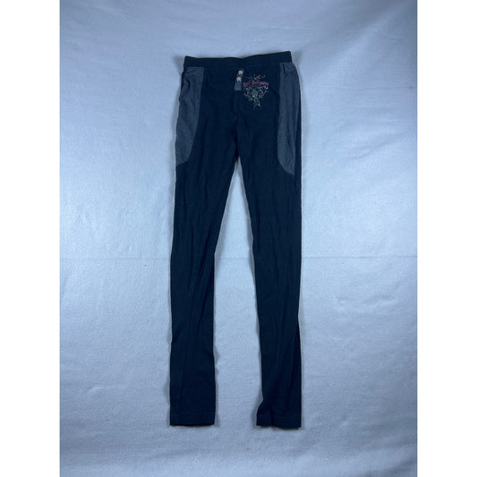 Vintage Y2k Black Apple Bottom Leggings - M