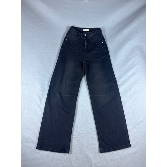 Katch Me High Waisted Wide Leg Jeans - XS
