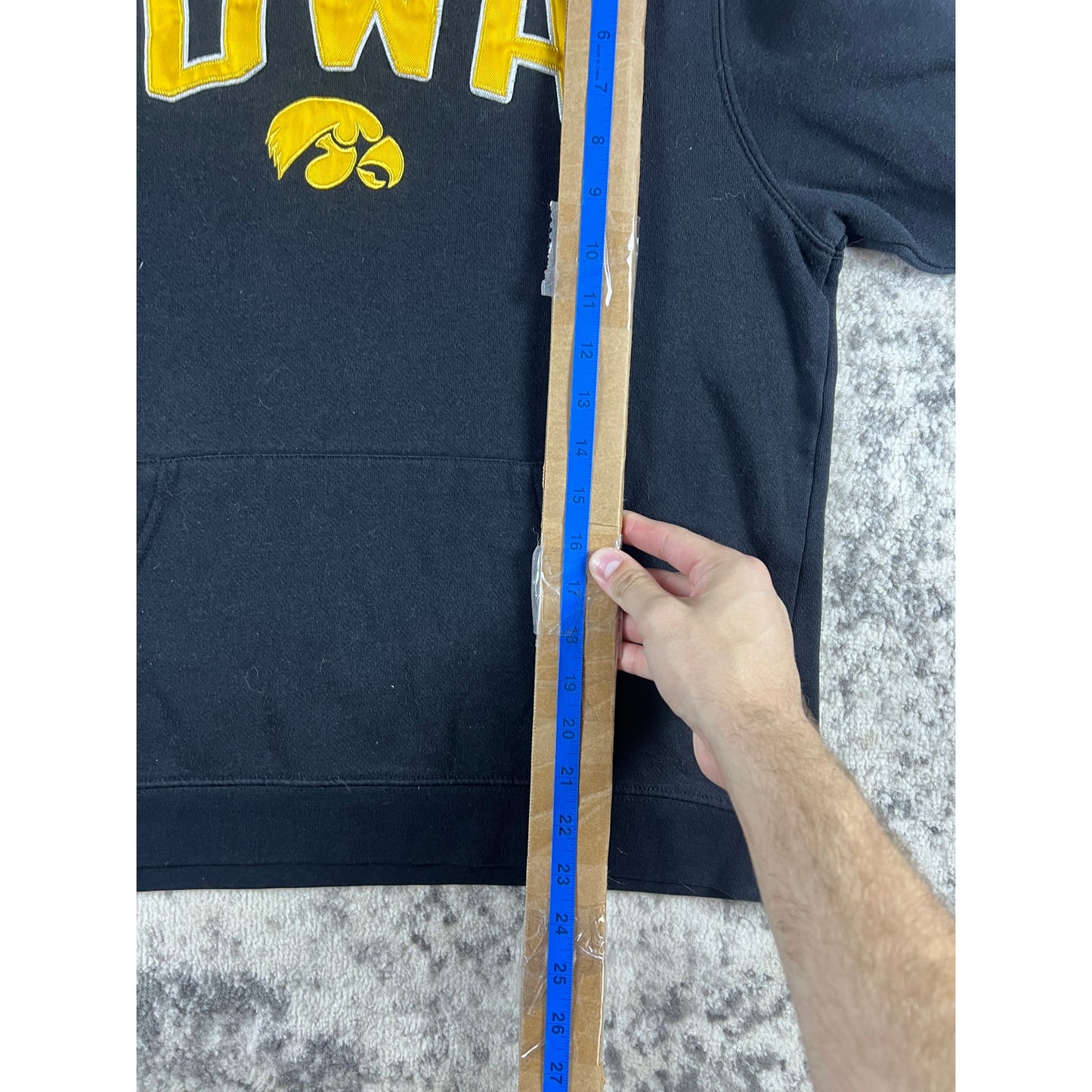 Iowa Hawkeyes Spellout Hoodie Youth -XL