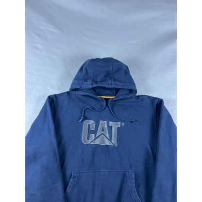 Caterpillar Spellout Logo Hoodie - L