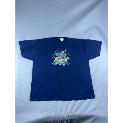Vintage Morning Sun Birds Bath T-Shirt Womens - 3XL