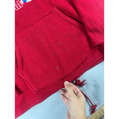 Vintage M&Ms Fleece Hoodie Sweatshirt - M