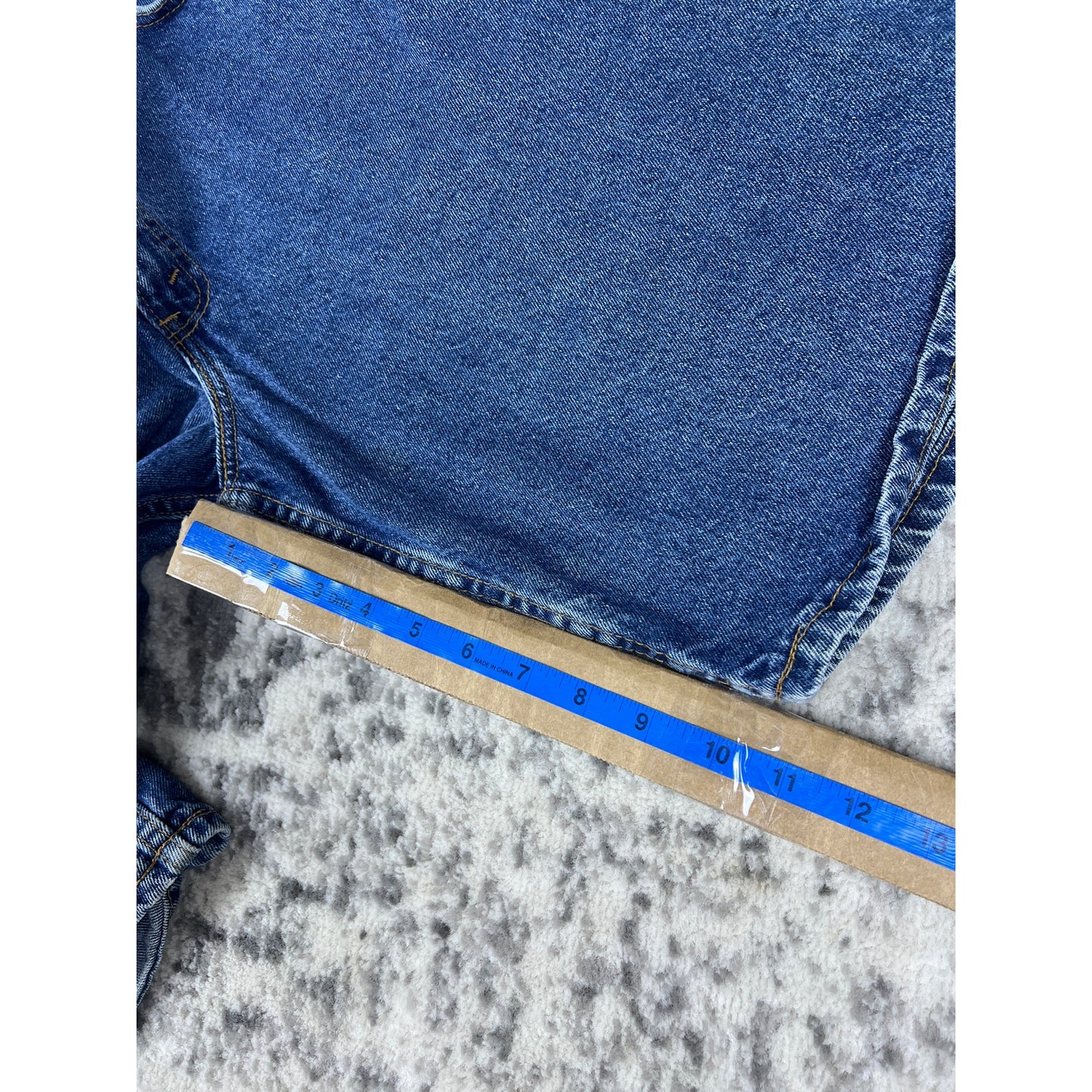 VTG Levi's Orange Tab Denim Shorts 32 Baggy Dark Wash 90s Jorts