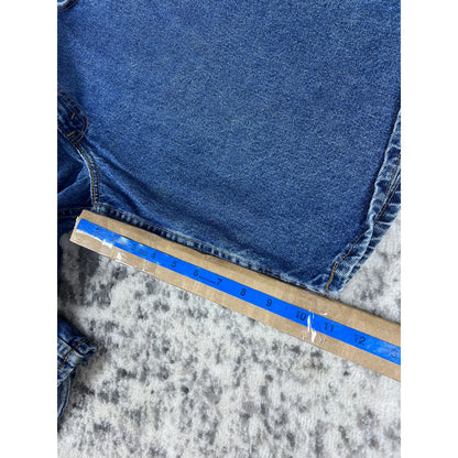 VTG Levi's Orange Tab Denim Shorts 32 Baggy Dark Wash 90s Jorts
