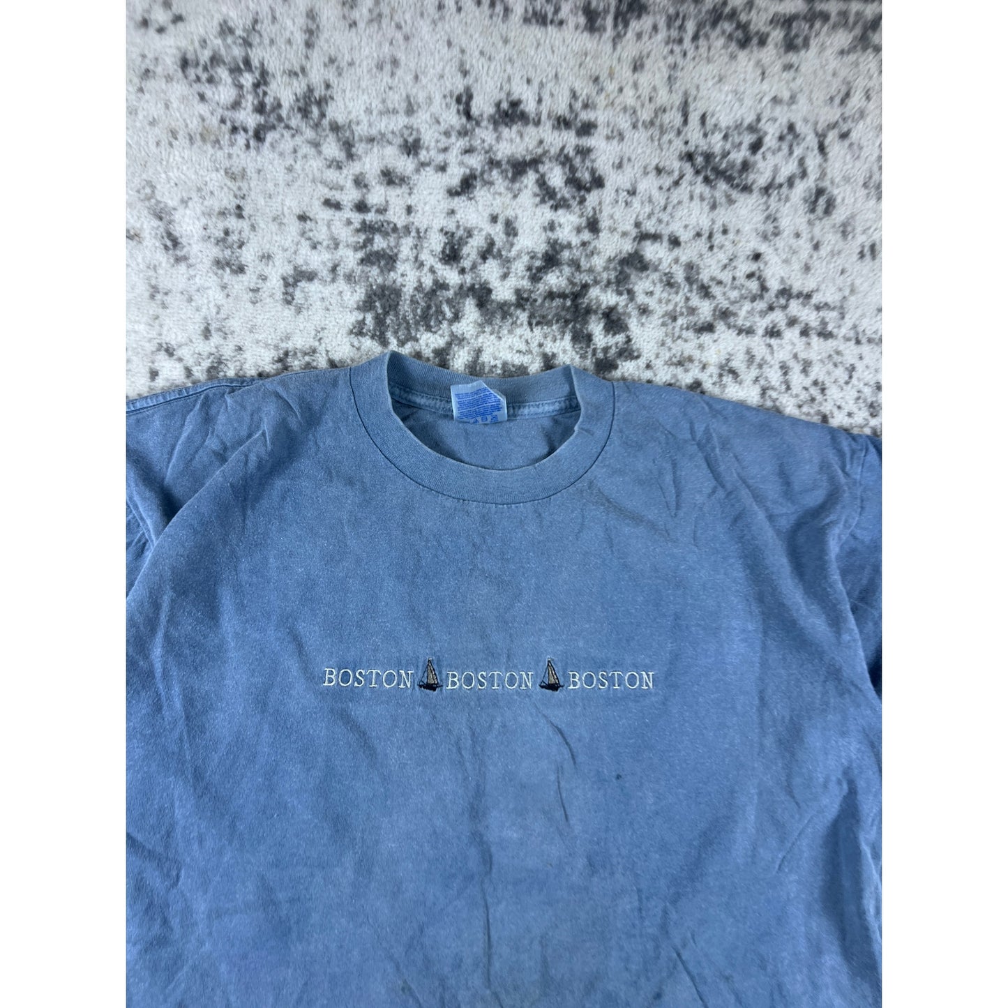 Vintage Boston Sailboat T-Shirt Mens - L