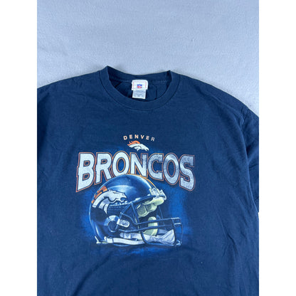 Vintage Denver Broncos Helmet Shirt - XL