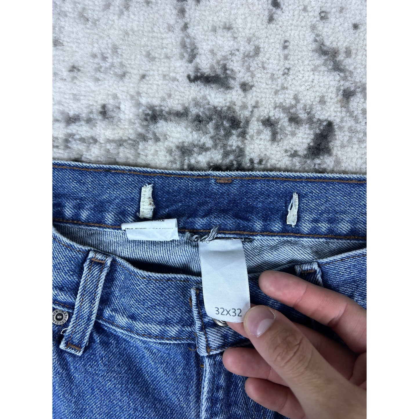 Vintage Harley Davidson Denim Blue Jeans - 32