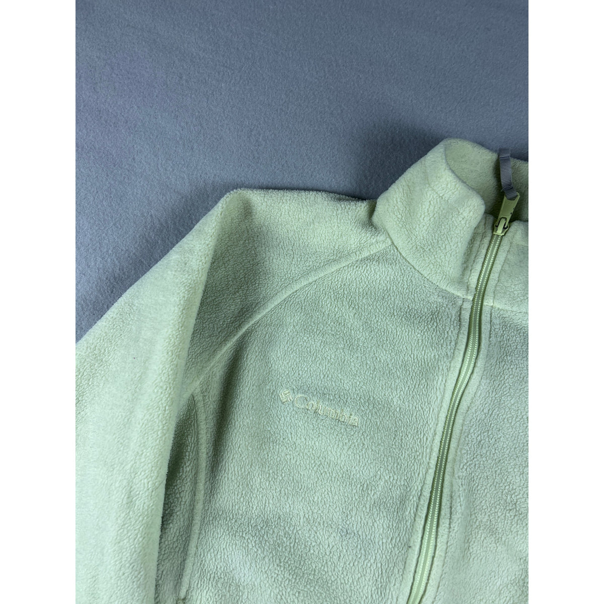 Columbia Green Full Zip Fleece Jacket - M