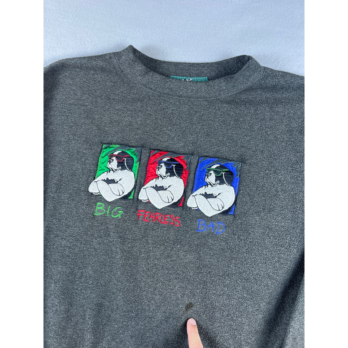 Vintage Big Dogs Fleece Sweatshirt - XL