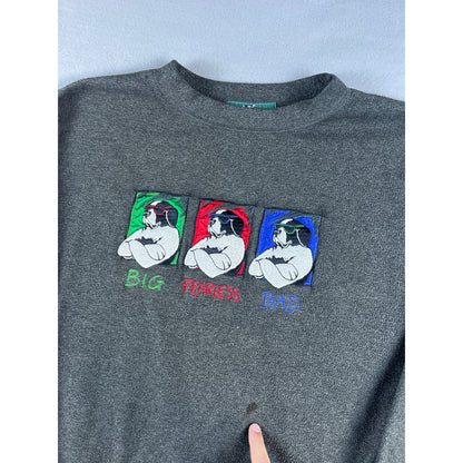Vintage Big Dogs Fleece Sweatshirt - XL