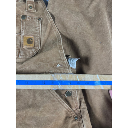 Carhartt Washed Duck Insulated Bib Overall - M