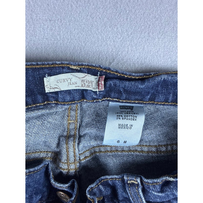 Levi's 529 Curvy Bootcut Jeans - 6