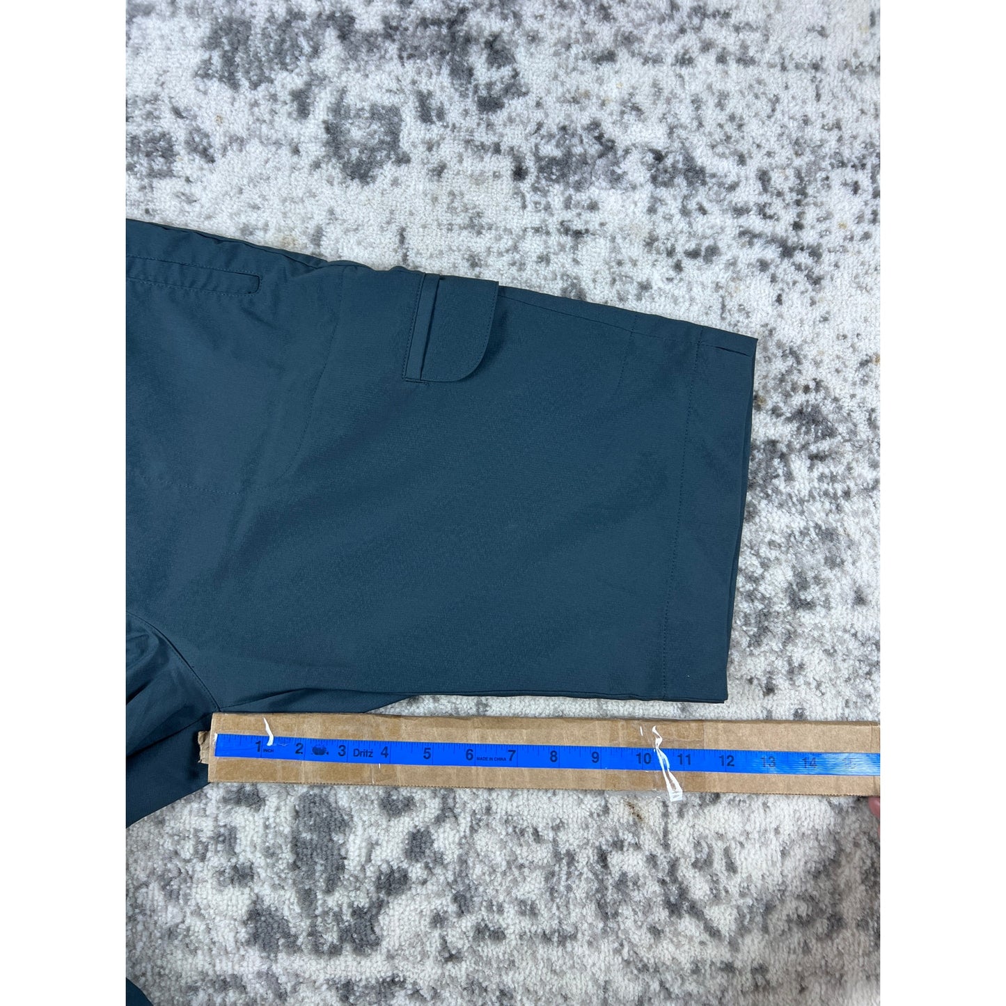Nike Golf Shorts Womens M Teal Dri-Fit Cargo Outdoor Stretch Sports Quick Dry