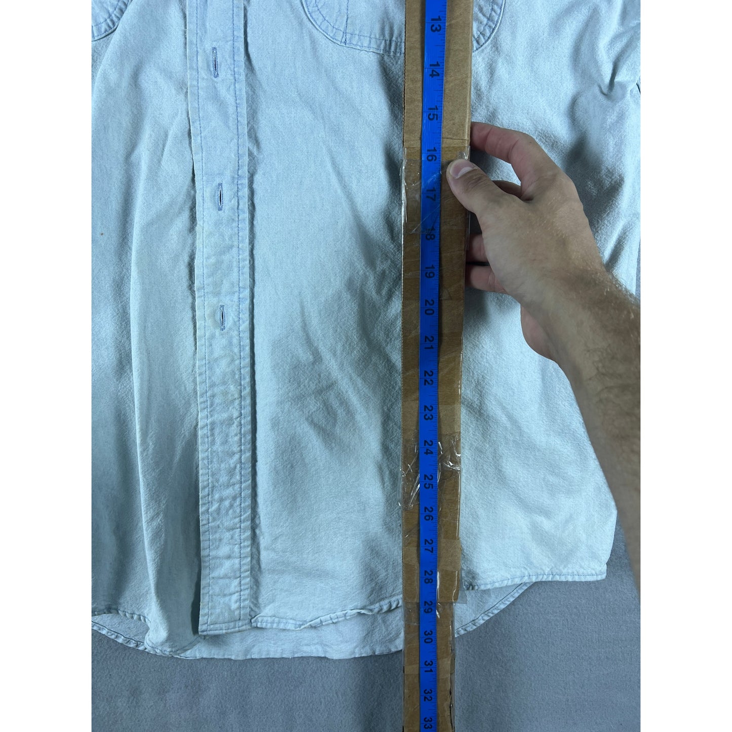 Vintage Miller Genuine Draft Denim Shirt - L