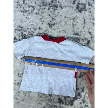 Vintage Marvel Spiderman Ringer T-Shirt - 12M