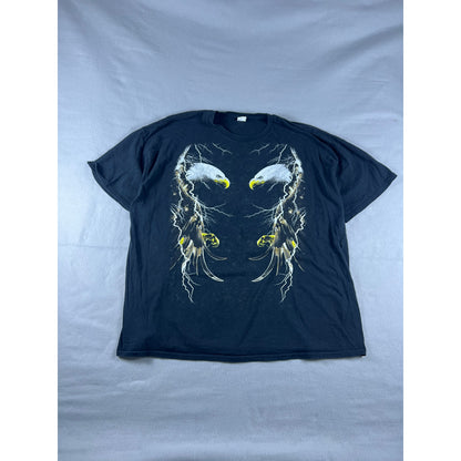 Vintage Eagles Lightning Graphics T-Shirt - 3XL