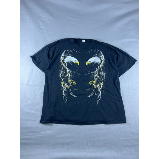 Vintage Eagles Lightning Graphics T-Shirt - 3XL