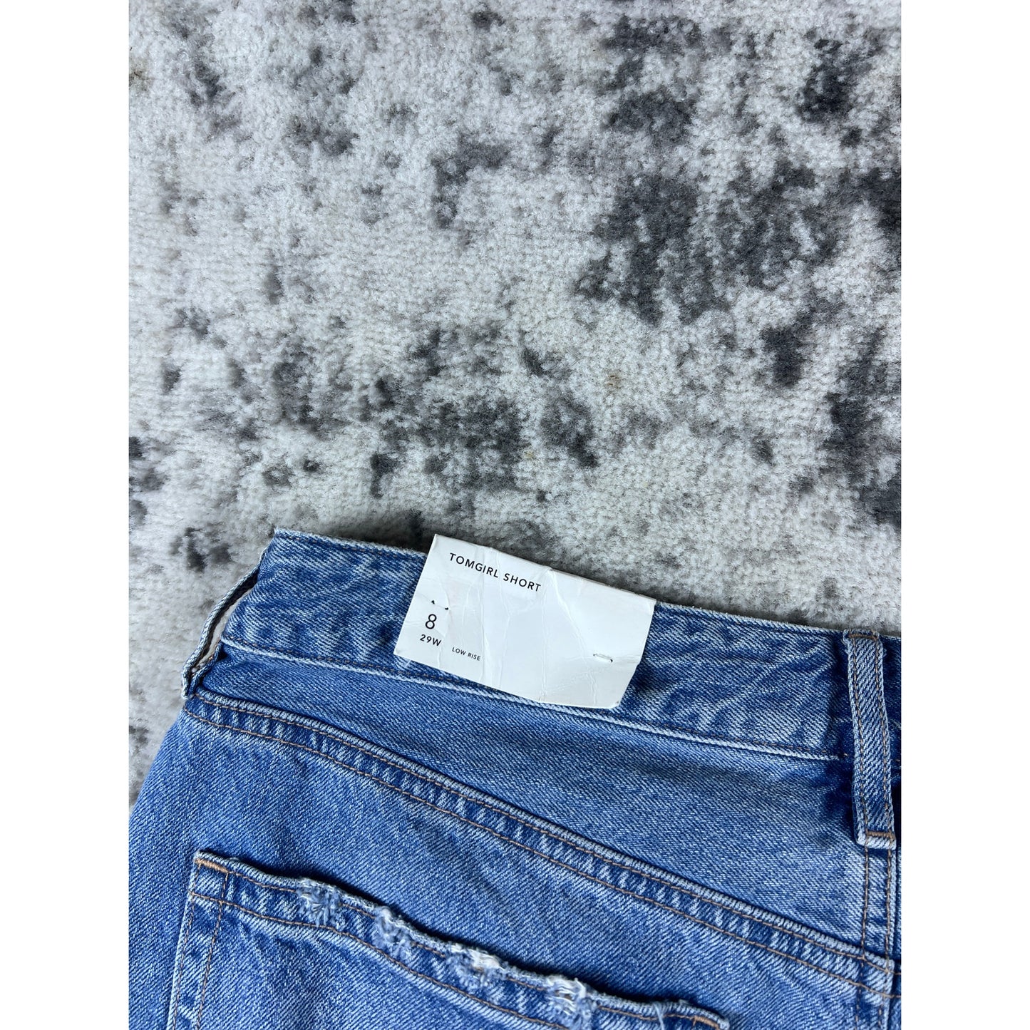 Y2k American Eagle Blue Denim Shorts - 8