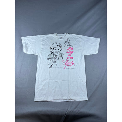 Vintage John Davidson Autographed Graphic T-Shirt - L