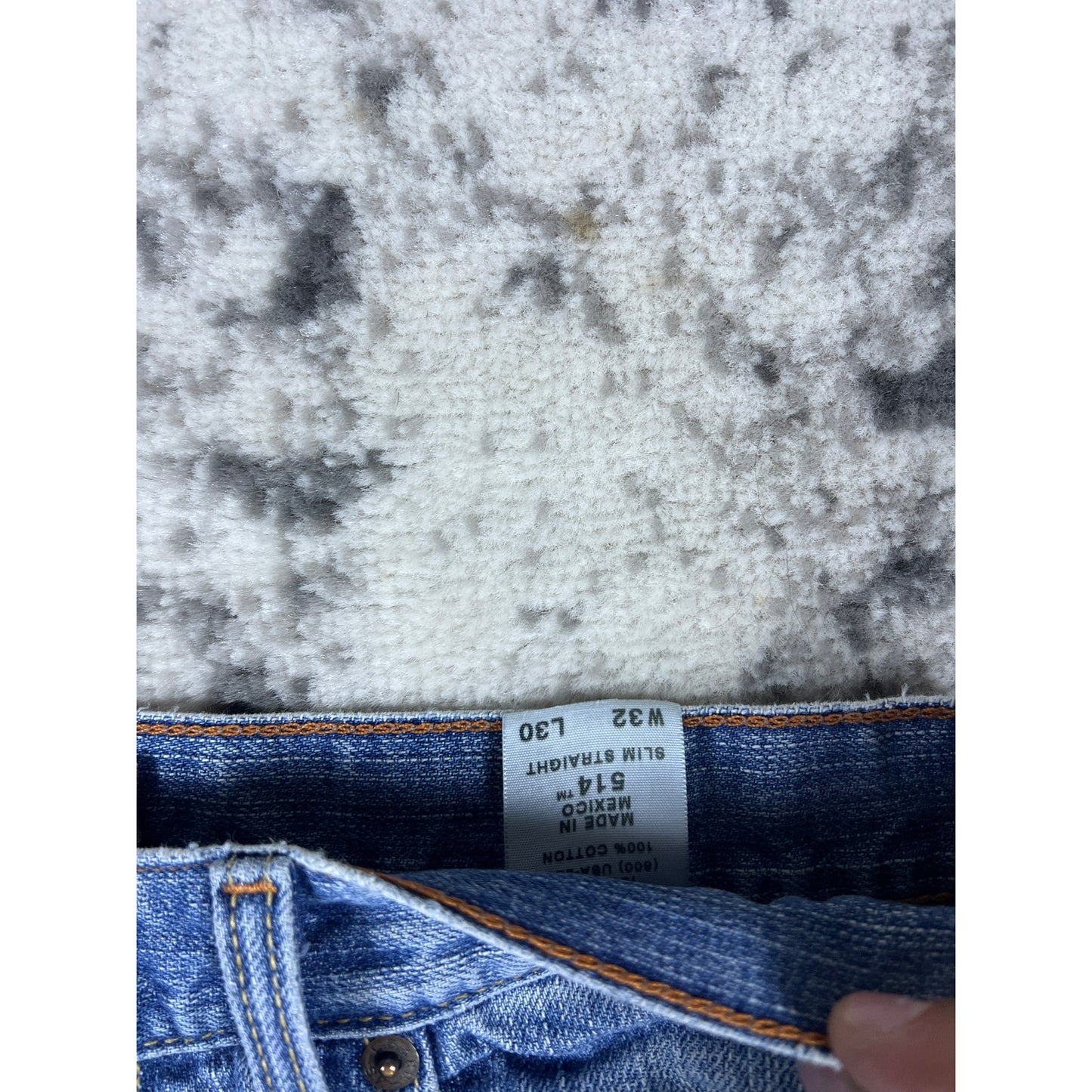 Levi's 514 Slim Straight Leg Denim Jeans - 32x30