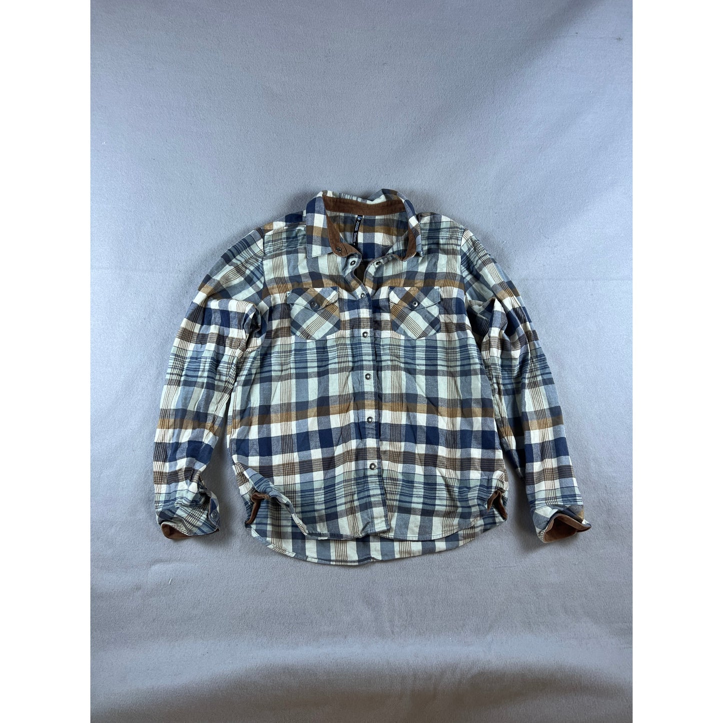 KUHL Flannel Plaid Shirt - L