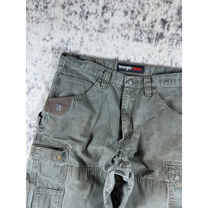Vintage Military Green Wrangler Cargo Pants - 34
