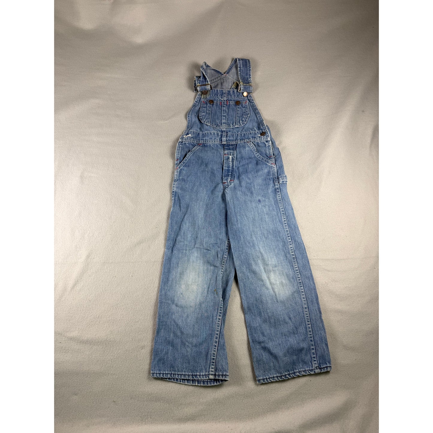 Vintage Denim Carpenter Overalls Girl - XS