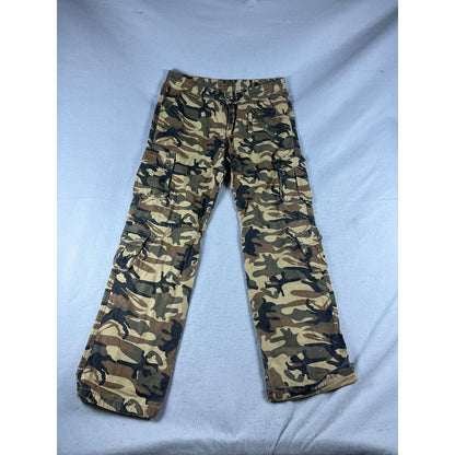 Vintage Y2K Camo Cargo Pants - 32