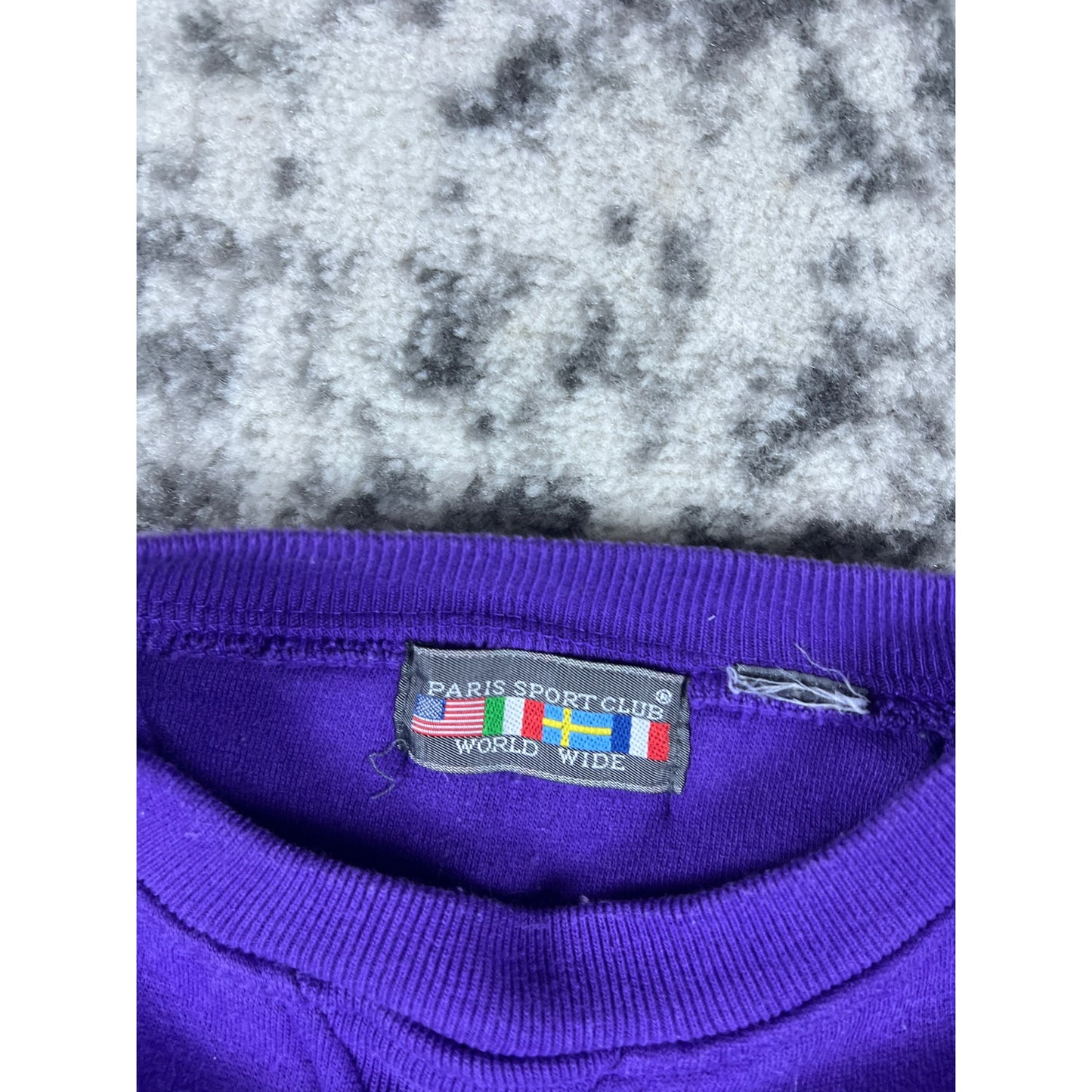 Vintage Paris Sport Club Spellout Sweatshirt - L