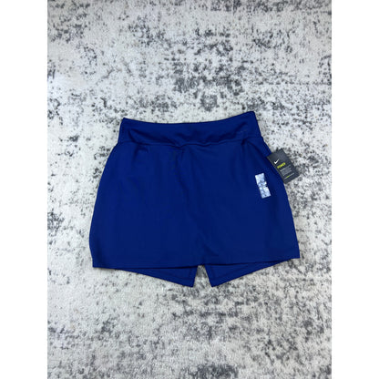 Nike Court Power Golf Tennis Skirt Womens L Royal Blue Skort Dri-Fit Sports NWT