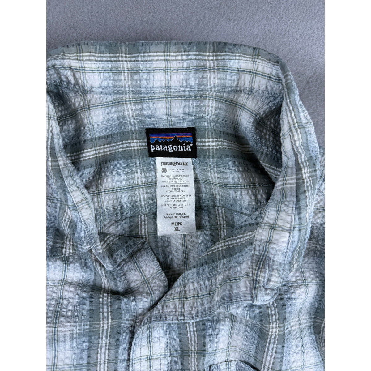 Patagonia Seersucker Shirt - XL