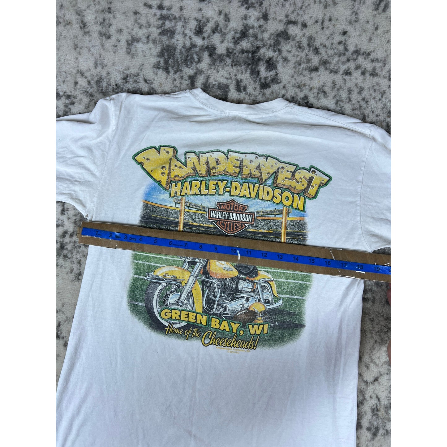 Vintage Harley-Davidson Green Bay Tee - M