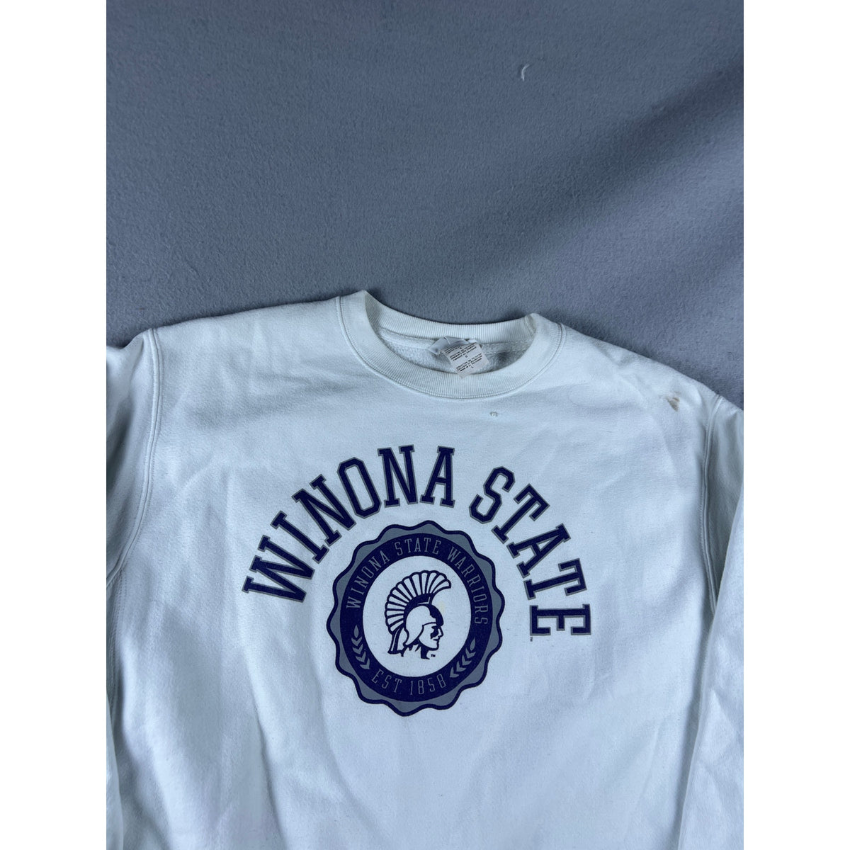 Champion Reverse Weave Winona State Warriors Sweatshirt - L