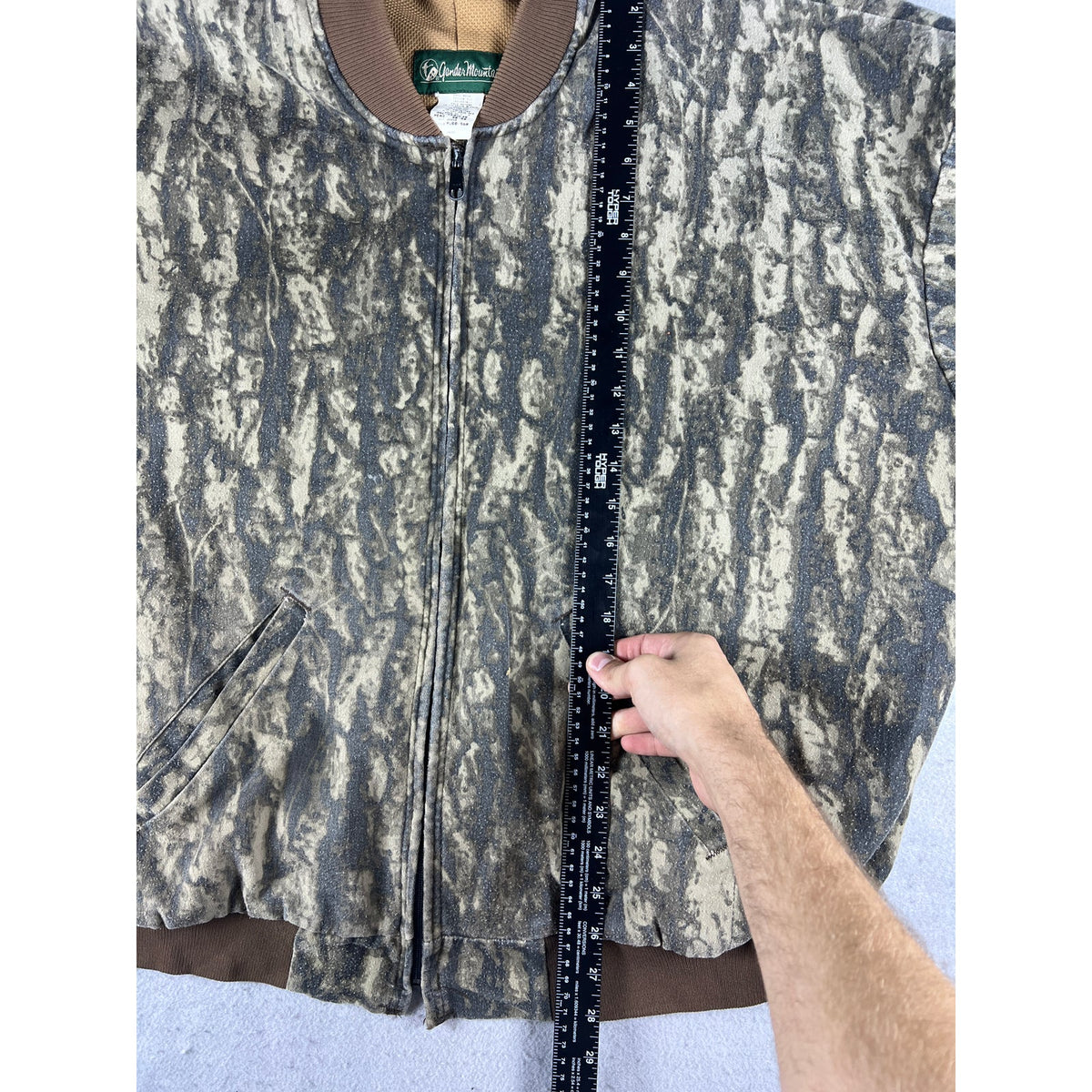 Vintage Gander Mountain Camo Bomber Jacket - 3XL