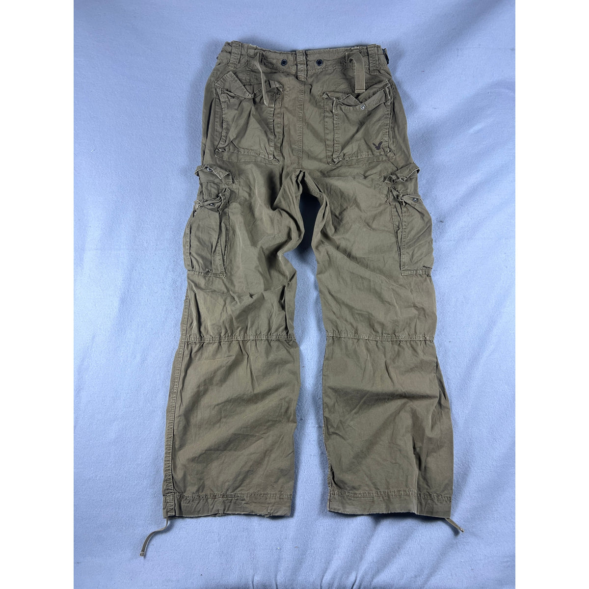 Vintage Y2K American Eagle Cargo Parachute Pants - 32x32