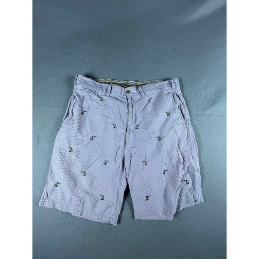 Caribbean Joe Seersucker Shorts - 36