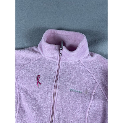 Columbia Breast Cancer Awareness Fleece Jacket Womens - XL
