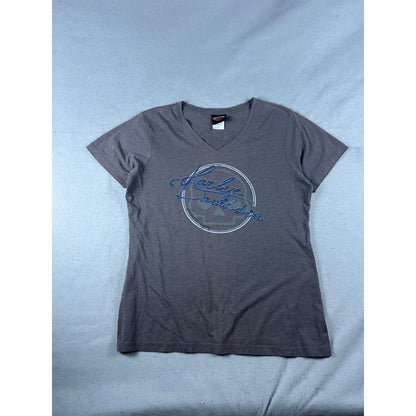 Harley Davidson Spellout Graphics Top Womens - XL