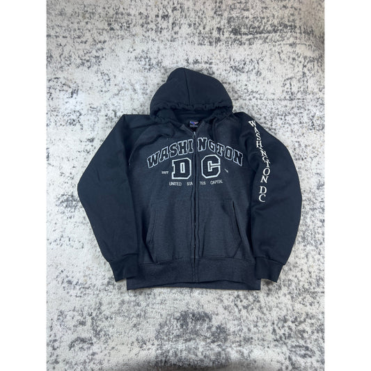 Washington DC Spellout Hoodie - L