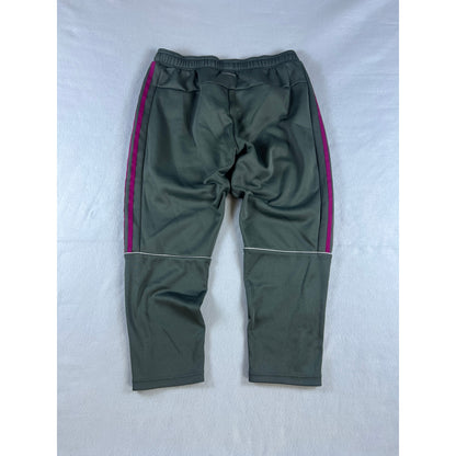 Adidas Grey Stripped Sweatpants - YL