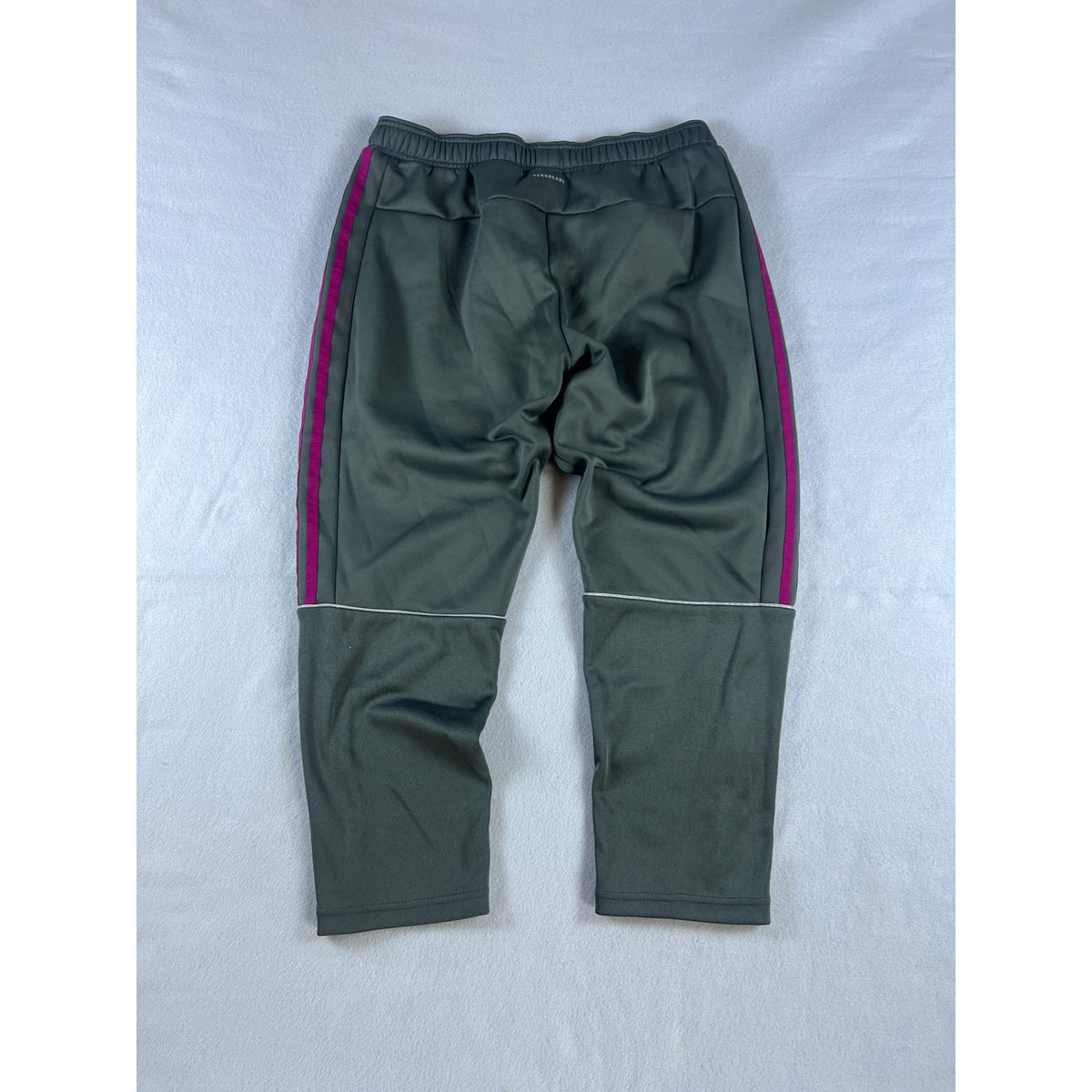 Adidas Grey Stripped Sweatpants - YL