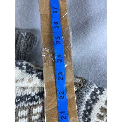 Eddie Bauer Fair Isle Nordic Cardigan Womens - XL