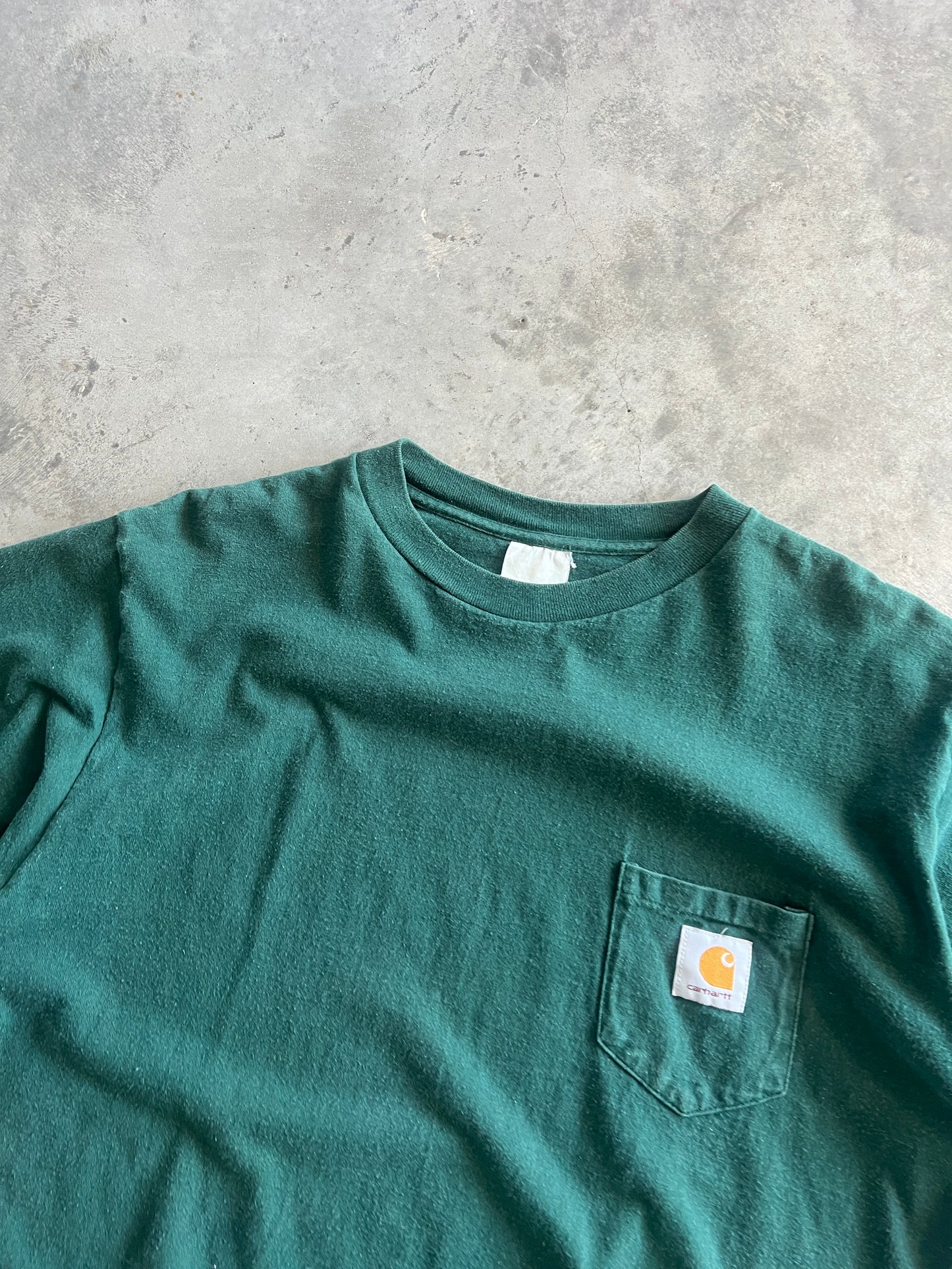 Vintage Forest Green Carhartt Shirt - L