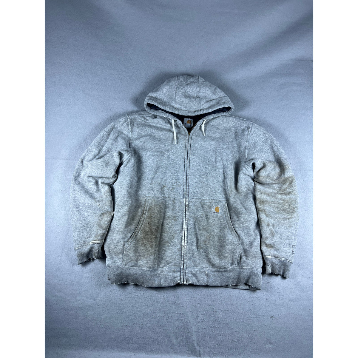 Carhartt Grunge Distressed Hoodie - L
